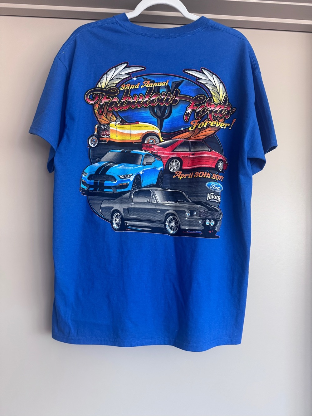 Fabulous Fords Forever Graphic Tee - Royal Blue